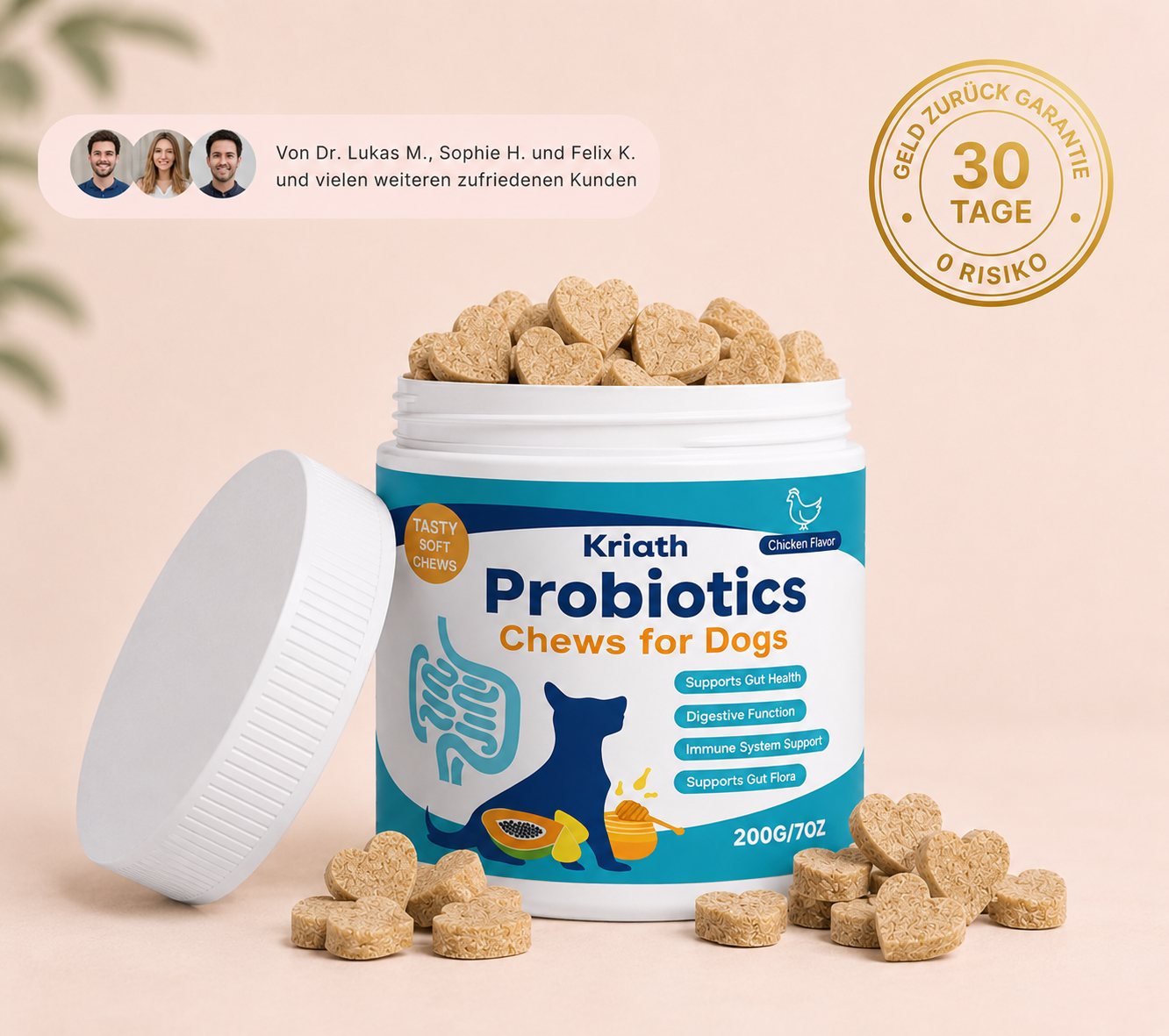 Probiotischer Kausnack